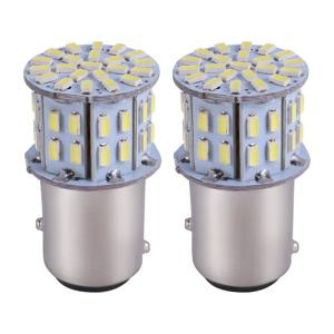 테일 브레이크 LED 전구, 6000K 화이트 1157, 50SMD, BAY15D, 12V, 2 개