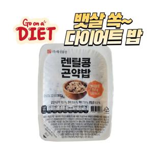 [푸디앤] 30년 곤약전문 대신곤약 렌틸콩 곤약 즉석밥 150g 10팩 , 현미곤약밥에 슈퍼푸드 '렌틸콩'을 첨가한 제품