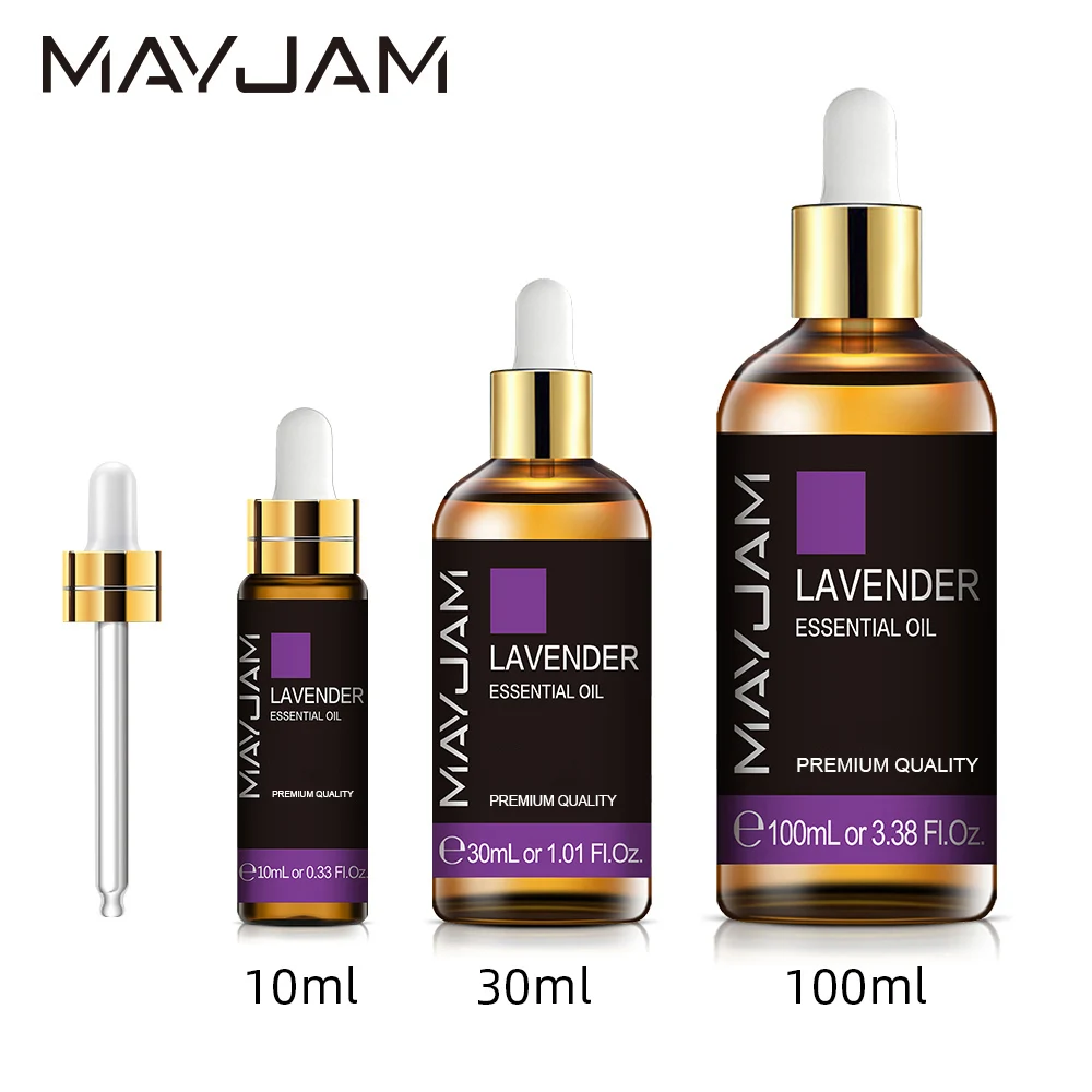 Mayjama-가습기 에센셜 오일 10ml 30ml 100ml, 라벤더 재스민 유칼립투스 일랑 일랑 바닐라 티 트리 아로마 오일