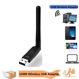 셋톱 박스용 미니 USB 와이파이 어댑터, 2.4GHz 무선 네트워크 카드, 802.11 b /g/n 와이파이 리시버 LAN 동글, RTL8188, 150Mbps