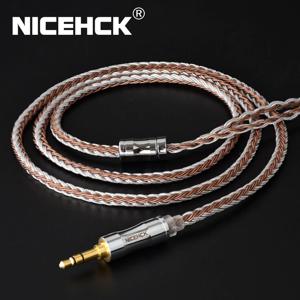 NiceHCK C16-5 16 코어 구리 실버 혼합 케이블, 3.5, 2.5, 4.4mm 플러그, MMCX, 2 핀, QDC 핀, LZ A7 ZSX C12 V90 NX7MK4 // BL-03