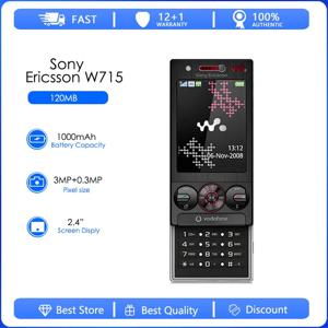 소니 에릭슨 W715 리퍼브 오리지널 잠금 해제 Vodafone 휴대폰, 2G FM 잠금 해제 휴대폰, 무료 배송