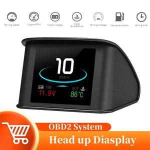 HUD OBD2/GPS 헤드업 디스플레이, 자동차 스마트 게이지, 디지털 속도, RPM 수온, 연료 소비, 스마트 자동차 시스템, 자동차 액세서리