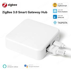 스마트 지그비 3.0 유선 게이트웨이 허브, RJ45 이더넷 브리지, eWeLink 앱 제어용 ZigBee2MQTT 장치, 알렉사 홈과 작동