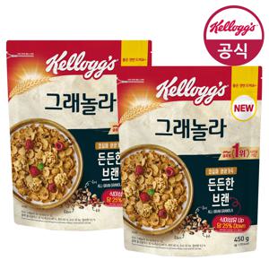 켈로그 시리얼 브랜 그래놀라 450g x 2개