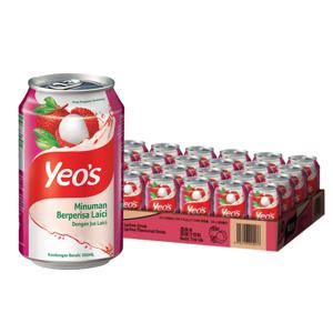 Yeo's 리치 맛 음료, 300ml x 24 캔