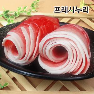 프레시누리 국내산 돼지 뒷다리살(주물럭용) 250g 3팩 4팩