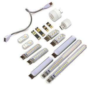 휴대용 LED 조명 USB 야간 조명, 미니 테이블 책상 램프, 방 장식 손전등, 파워 뱅크 노트북 캠핑 독서 조명