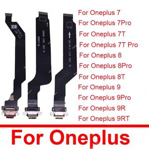 USB 충전 포트 커넥터 플렉스 케이블 Oneplus One Plus 1 + 7 8 7T 8T 9RT 7Pro 8Pro 9Pro USB 충전기 유형 C 독 모듈 부품