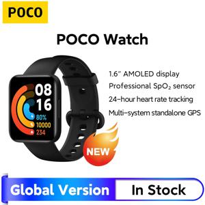 글로벌 버전 POCO Watch 1.6 ''amoled 디스플레이 14 일 배터리 GPS 항상 시계 얼굴 혈액 산소 Smartwatch