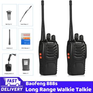 BF-888S Baofeng 워키토키 888s UHF 400-470MHz 16 채널 휴대용 양방향 라디오 BF 888s 트랜시버, 로트당 2 개