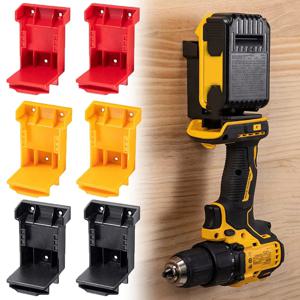 Dewalt용 드릴 배터리 홀더, Milwaukee 18V, Dewalt용 도구 마운트, Dewalt 20V 배터리 도크 홀더, Milwaukee 18V, 1 개, 2 개, 5 개