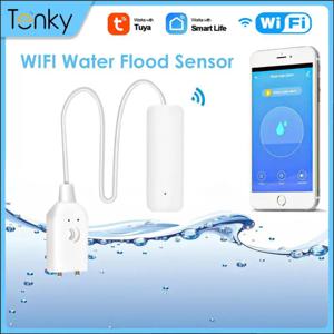 Tenky Wifi 누수 경보 센서 감지기, 홍수 수준 경보, 가정용 주방 욕실용 누수 감지기