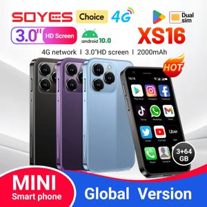 SOYES XS16 미니 4G LTE, 안드로이드 10.0, 3GB 스마트폰 RAM, 64GB ROM, 3 인치 디스플레이, 5MP 카메라, 듀얼 SIM, Play 스토어 WhatsAPP 포함