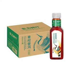 Nongfu 용수철 동양 잎 녹색 귤 푸어 티, 케이스 당 500ml * 15 병