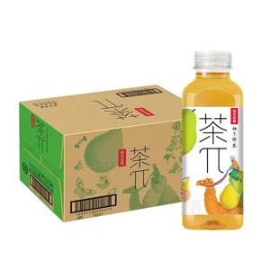 Nongfu 용수철 티 파이 자몽 녹차, 케이스 당 500ml * 15 병