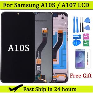 삼성 A10S A107 LCD 디스플레이 터치 스크린 디지타이저 어셈블리, 삼성 A107F LCD, 6.2 인치