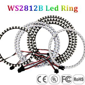 DIY LED 링, 개별 주소 지정 가능, WS2812 IC 내장 5050 RGB 원형 모듈, 원형 아두이노 조명, 8 ~ 148 픽셀, DC5V, WS2812B