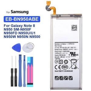 삼성 갤럭시 노트 8 용 배터리 EB-BN950ABE, 노트 8, N950, SM-N950F, N950FD, N950U, U1, N950W, N950N, N9500, 3300mAh