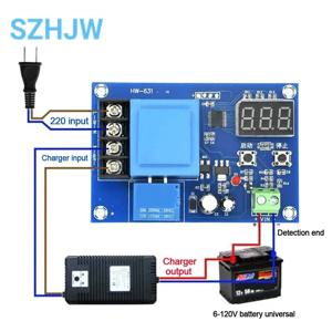 XH-M602 디지털 제어 배터리 충전 제어 모듈, AC 220V 리튬 저장 배터리 충전기 제어 스위치 보호 보드