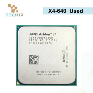 AMD 애슬론 II X4 640 3GHz 쿼드 코어 CPU 프로세서, ADX640WFK42GM X4-640 소켓 AM3