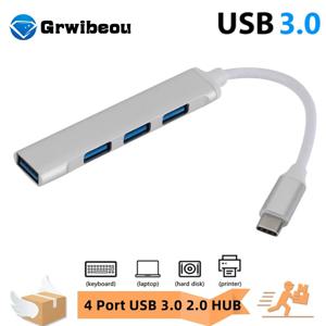 USB C 허브 3.0 C타입 4 포트 멀티 USB 분배기 어댑터 OTG, 샤오미 레노버 맥북 프로 13 15 에어 프로 PC 컴퓨터 액세서리