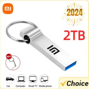 샤오미 2TB USB 드라이브, 1TB 고속 펜 드라이브, USB 3.0 메모리 스틱, 512GB 방수 펜 드라이브, 금속 USB 디스크 메모리 스틱