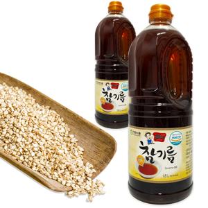 통깨 참기름 CJF001-2 대용량 1.8L