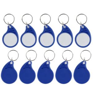 새로운 도착 RFID IC keyfobs 13.56 MHz 열쇠 고리 NFC 키 태그 ISO14443A MF 스마트 액세스 제어 시스템을위한 클래식 1k 토큰 태그