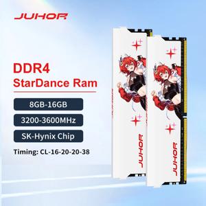 JUHOR 메모리아 램, 데스크탑 메모리, Udimm DDR4, 2666 3200, 3600, 16G, 8G, 32G, 신제품