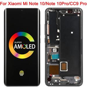 Mi Note 10 Pro 디스플레이, 샤오미 Mi CC9 Pro LCD 프레임, 아몰레드 Mi Note10 Lite M1910F4G 디스플레이, 터치 스크린 디지타이저