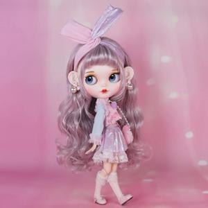 ICY DBS 브라이스 인형 1/6 BJD 애니메이션 인형 조인트 바디 화이트 스킨 매트 페이스 스페셜 콤보, 의류 신발 포함, 손 30cm 장난감