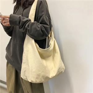 CGCBAG 2024 숄더백, 여성용 쇼퍼 캔버스 토트백, 심플한 대용량 크로스바디 백, 여성용 디자이너 핸드백