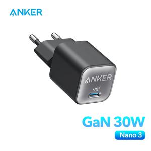 Anker USB C 511 충전기 (나노 3) 휴대용 충전기, 앤커，아이폰 15/15 프로 고속 충전기, 갤럭시 아이폰 충전기, 30W, 라이터，초고속 충전기，고속충전기, 충전기 c타입 고속충전기, GaN 한국형 충전기，휴대폰충전기