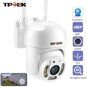 PTZ 와이파이 IP 카메라, CCTV 감시 보안 보호, 야외 4X 디지털 줌, 거리 CamHipro CamHi Camara, 4MP, 1080P