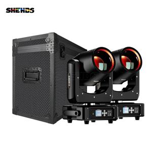 SHEHDS 비행 케이스, DJ 디스코 웨딩 나이트 클럽 무대 조명용, 슈퍼 230W 7R 빔 무빙 헤드 조명, 새로운 업그레이드