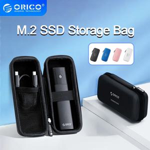 ORICO 대용량 하드 디스크 케이스 보호 가방, 외장 M.2 케이스, M.2 SSD, USB 케이블, U 디스크, Nvme M2