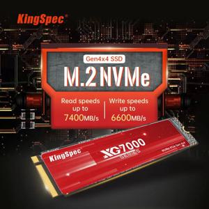 KingSpec SSD M2 Gen4 NVMe 드라이브, M.2 2280 PCIe 4.0 HDD Nmve 하드 디스크 드라이브, PS5 용 내장 솔리드 스테이트 드라이브, 1TB, 2TB, 4TB