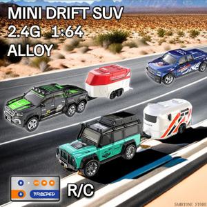 어린이용 미니 리모컨 SUV 드리프트 전기 오프로드 자동차, RC 자동차, 2.4G, 5 채널, 1:64 합금, 1 시간 긴 내구성