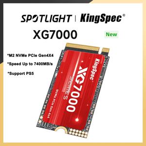 KingSpec 내장 솔리드 스테이트 하드 디스크, 7400 MB/s M.2 SSD, NVMe M.2 2242, 4TB, 2TB, 1TB, M2 PCIe 4.0x4 SSD 드라이브, PS5 노트북 PC용