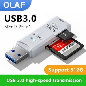 USB 3.0 카드 리더 마이크로 SD TF 메모리 카드 읽기 어댑터, 고속 2 인 1 카드 리더, 전화 PC 노트북 액세서리, U 디스크