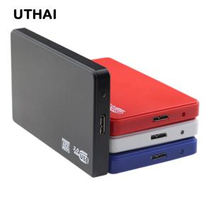 UTHAI BN01 2.5 인치 SATA-USB3.0 인터페이스 모바일 하드 드라이브 케이스, 고속 USB 노트북 SSD 솔리드 스테이트 드라이브 케이스