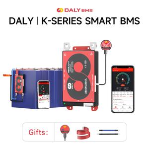 Daly Smart lifepo4 BMS K 보드, 18650 배터리 팩 RS485 캔버스 통신용, 4S, 12V, 8S, 24V16S, 48V, 3.2V, 100A, 60A BMS