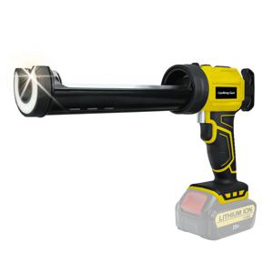 무선 코킹 건, LED 조명으로 속도 조절 가능, 전기 유리 글루 건, 실리콘 건, Dewalt 20V 배터리, 배터리 없음, 4