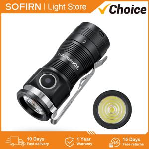 Sofirn LED 미니 전술 18350 손전등, 6000K 키체인 비상 토치, SC13, SST40, 1300lm