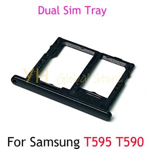 삼성 갤럭시 탭 A 10.5 SM-T590 SM-T595 T590 T595 SIM 카드 슬롯 트레이 거치대 SIM 카드 수리 부품