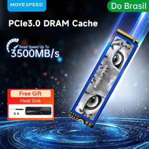 MOVESPEED PC 노트북용 SSD NVMe M.2 2280, DRAM 캐시, 512GB 내장 솔리드 스테이트 드라이브, M2 PCIe 3.0x4 2280 SSD, 3500 MB/s