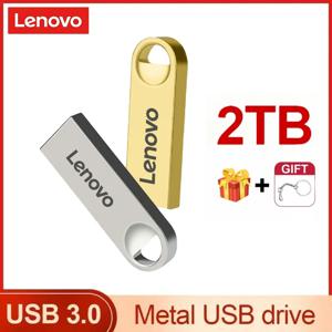 레노버 USB 3.0 메탈 플래시 드라이브 메모리, 방수 USB 스틱, 고속 플래시 메모리 카드, OTG 펜 드라이브, 2TB, 1TB, 512GB, 256GB