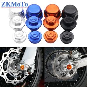 CNC 알루미늄 전방 후방 휠 잠금 액슬 잠금 너트, KTM EXC 300 EXC 250 EXC-F 350 XCW 450 500 Husqvarna TE 300 FE 450 2016-2022