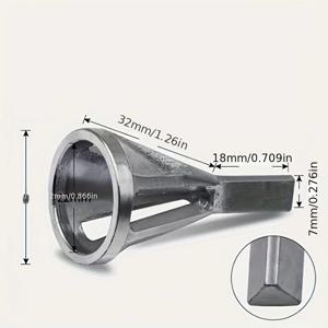 고속 강철 디버링 및 모따기 도구, 스테인리스 스틸 드릴링 삼각형 생크, 육각 나사산 엣지 파워 Dr, 1 개